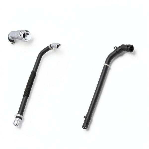 Lqito Heated HVAC Heater Hose 626-721 Black Aluminum Rubber 12.2in-4