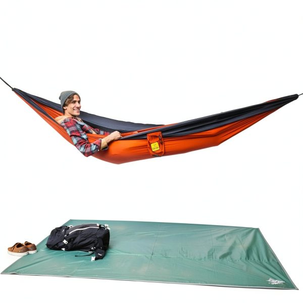 Camping Tarp Wise Owl Outfitters Waterproof Ultralight Large Gray-6