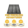 Camping Tarp Wise Owl Outfitters Waterproof Ultralight Large Gray-1